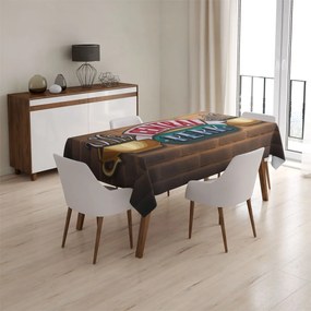 Sablio Obrus Seriál Priatelia CENTRAL PERK Tehly - 90x90 cm