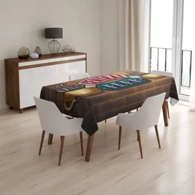 Sablio Obrus Seriál Priatelia CENTRAL PERK Tehly - 90x90 cm