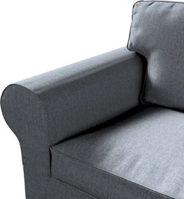 Poťah na sedačku Ektorp (nerozkladá sa, pre 3 osoby) farba produktu sivá látka zapletaná