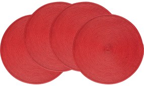 Altom Prestieranie Straw červená, pr. 38 cm, sada 4 ks