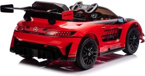 LEAN CARS Elektrické autíčko Mercedes AMG GT3, červené