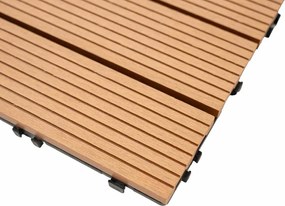 WPC dlaždica LEGI BASE 30 x 30 cm, teak