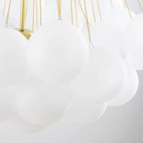 Toolight Toolight, závesné svietidlo 12xE27, APP1688-12CP, zlatá, OSW-06390