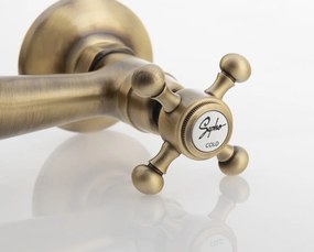 Sapho, ANTEA nástenná batéria, vrchné ramienko, bronz, 3366