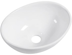 CERANO - Umývadlo keramické Minio - na dosku - čierna matná - 34,5x26 cm, CER-CER-477008