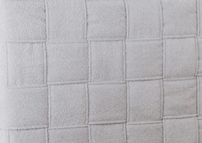 Posteľ Fendi 180x200 cm, svetlo šedá látka