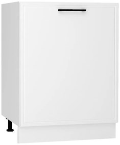 Kuchynské skrinka Emily D60ZL S/1 biely hrášok mat