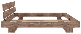 furniture-nabytek.cz - Masívna posteľ Madras z brúseného akácie, prírodná – 180x200 cm