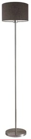 LED stojacia lampa TUNJA 1xE27/20W/230V pr. 30 cm matný chróm/hnedá
