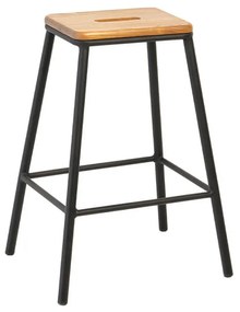Barová stolička vanyl 67 cm čierna MUZZA
