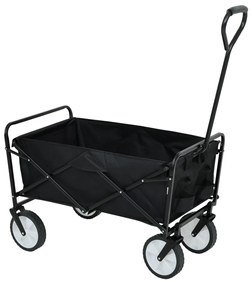 Záhradný vozík TYRS 145L čierny