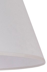 Tienidlo na lampu Sofia výška 26 cm, ekru/biela