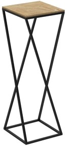 Stojan na kvety 70x24 cm čierna