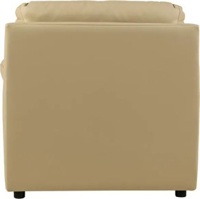 KOŽENÉ KRESLO MALAGA, béžová (krem)