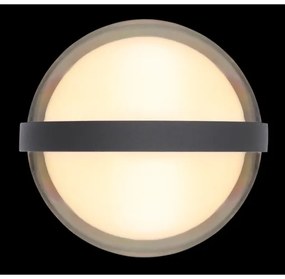 Globo 34157 - LED Vonkajšie nástenné svietidlo ILLI LED/12W/230V IP54 čierna