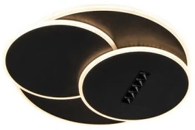 LED Stmievateľné stropné svietidlo LED/90W/230V 3000-6500K čierna +diaľkové ovládanie