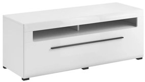 TV stolík Tulsa 40 biela lesklá