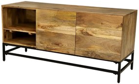 furniture-nabytek.cz - Stolík pod tv z masívu mango 130x60x45