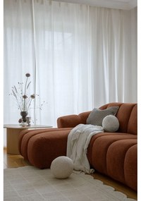 Terakotová rohová pohovka (ľavý roh/s leňoškou) Shell – Miuform