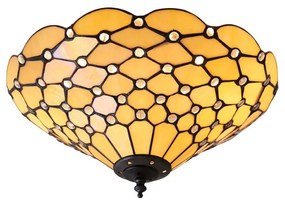 Endon 70242 - Stropné svietidlo Tiffany PEARL 2xE27/60W/230V priemer 37 cm