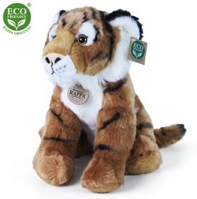 Plyšový tiger sediaci 30 cm ECO-FRIENDLY