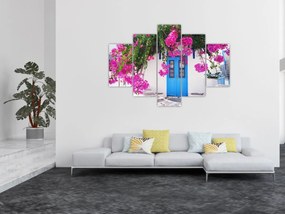 Obraz - Tradičný grécky dom (150x105 cm)