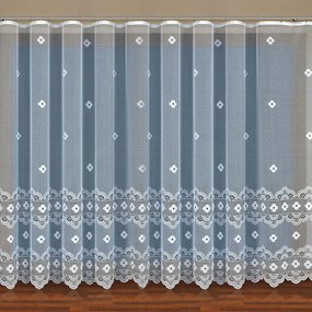 Žakarová záclona 351280 biela 150. Tovar na mieru