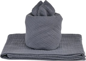 Detská súprava z mušelínu modrá