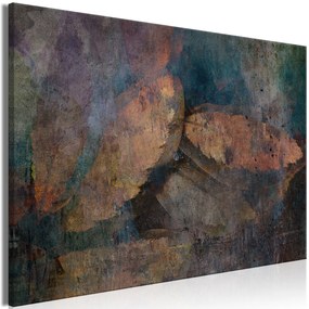 Artgeist Obraz - Copper Leaves (1 Part) Wide Veľkosť: 90x60, Verzia: Na talianskom plátne