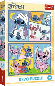 Trefl Lilo & Stitch So Stitchom nie je nuda 2 x 70 dielov