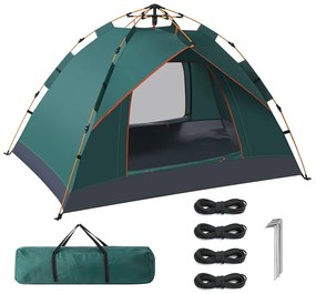 Zelený stan pre 3 osoby 2x2x1,35m