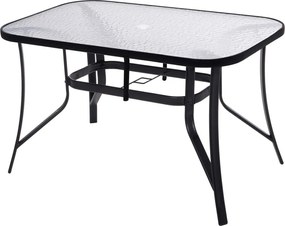 Záhradný stôl SPRINGOS GF1014​​​​​​​ - čierny