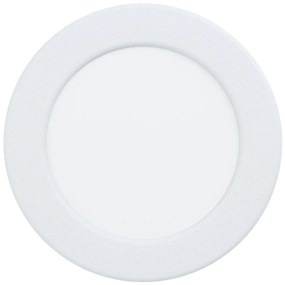 EGLO Zápustné LED bodové osvetlenie FUEVA 5, 5,5W, teplá biela, 117mm, okrúhle, biele