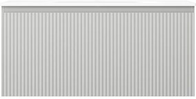 Mexen Rivel, kúpeľňová skrinka 100 cm s umývadlom Vela, 1 zásuvka, drážkovaná, sivá matná/biela, 91A20-10047-1-BF62-W23M01