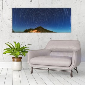 Obraz rotujúcich hviezd (120x50 cm)