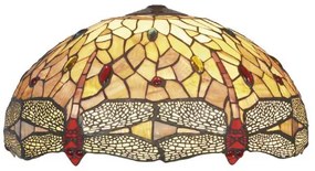 Tienidlo vitráž VÁŽKA JANTAR Ø40