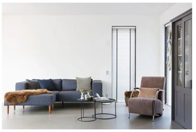 Čierny konferenčný stolík WOOOD Ivar, ⌀ 56 cm