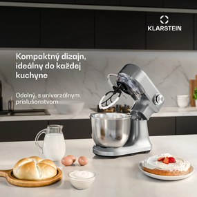 Klarstein Bella Evo kuchynský robot | planetárny miešací systém | 3 nástavce na mixovanie | 1500 W | 5 l