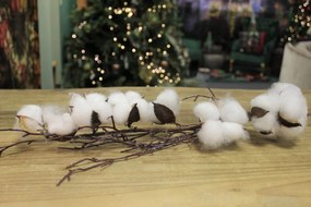 Umelá vetvička bavlny 70cm