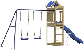 vidaXL Vonkajšia súprava na hranie impregnovaná borovica