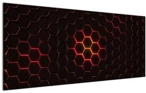 Obraz pletiva (120x50 cm)
