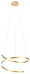 Redo 01-4014 - LED stmievateľný luster na lanku SCROLL LED/38W/230V zlatý