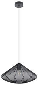 Eglo 43995 - Luster na lanku DOLWEN 1xE27/40W/230V pr. 42,5 cm čierna