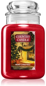 Country Candle Merry Christmas vonná sviečka 652 g