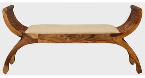 Kreslo Senátne 120x60x40 indický masív palisander Super natural