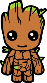 Veselá Stena Drevené vyfarbovacie postavičky Avengers a Groot