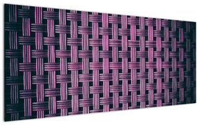 Obraz fialovej textúry (120x50 cm)