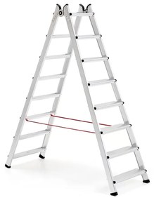 Skladacie schodíky BRINK, 8 priečok, výška 1870 mm