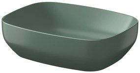 Cersanit Larga umývadlo 50x38.5 cm obdĺžnik pultové umývadlo zelená K677-065