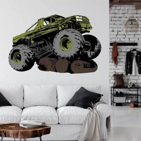Nálepka na stenu - Monster Auto!